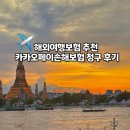 해외여행보험 추천 카카오페이손해보험 청구 후기