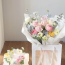 판교역꽃집의 꽃다발과 생화케이크 / 백현동꽃집 / 분당꽃배달 / 판교꽃배달 / 판교꽃집