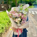 역삼역 꽃집 페아라플라워｜5만원 생신 꽃다발 예약 픽업 솔직후기