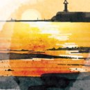 새벽노을 이미지