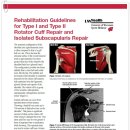 ＜나눔자료-2013-04-16＞Rotator Cuff(극상근,극하근,소원근,견갑하근) 재활운동 가이드라인 이미지