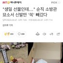 "생일 선물인데…" 순직 소방관 묘소서 신발만 '쏙' 빼갔다 이미지