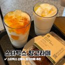 카페인중독논산 | 스타벅스 신메뉴 망고라떼 레이디핑거 티라미수 케이크 후기