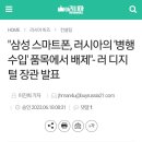 "삼성 스마트폰, 러시아의 '병행수입' 품목에서 배제" 이미지
