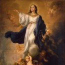 성모승천(Assumption of Virgin): 뮤릴로 (Bartholomeo Esteban Murillo 1617- 1682)- 작은형제회 성화나눔 200810 이미지