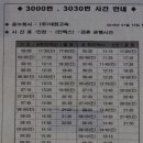 3000,5000번 버스시간표 이미지