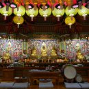 천축사 목조석가삼존불 이미지