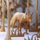 나무 조형물 이미지