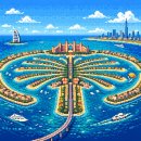 팜 (palm) | 두바이 여행 (2) 팜 주메이라 전망대 더뷰앳더팜 The View at the Palm 모노레일 탑승 후기