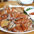 족발,파전,국수
