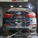 BMW F16 X6 40D ECU맵핑(ECU튜닝)&팝콘사운드 위드 엔지니어링 다이노젯 섀시 다이나모 휠 마력 331마력 토크는 66k 이미지