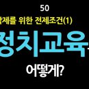 50. 의원내각제를 위한 전제조건(1)_정치교육은 어떻게 할 것인가? 이미지