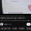 ‘외면’ - 진용진이 30대 비혼 여성에게 퍼붓는 근거없는 악담[위근우의 리플레이] 이미지