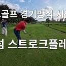 포섬 스트로크플레이 파크골프 경기방식 시연 Four some Stroke play 이미지