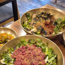 가족식탁 | 망원동밥집 가족식탁 후기(한우비빔막국수+한우육회비빔밥)