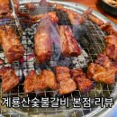 계룡산숯불갈비 본점