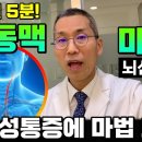 뇌재활 매일 3분씩! 목혈관 외경동맥 열어주는 뇌산소부족 해소 마사지-만성통증이 확 줄어듭니다 이미지