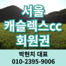캐슬렉스cc 서울 회원권 수도권 접근성 좋은 서울근교 하남골프장