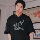 태안모터사이클T.M.S | 혼다 ( 핍스 모터사이클 ) 오리지널 윙 로고 매쉬 티셔츠" 후기 ( 카사마츠 쇼 모델, 무신사 블프 ) 🖤🖤