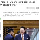 [속보]법원 “尹 검찰총장 2개월 정직, 취소해야”…尹 항소심서 승소 이미지