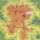 전라남도 조계산 등산지도(2030산악회) 이미지