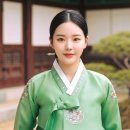 싱그러운 녹빛 한복에 담긴 맑고 단아한 멋 이미지