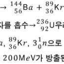 우라늄-235 핵분열시 질량 결손 만큼 에너지가 발생되잖아요. 어떤 입자의 에너지가 손실된 것인가요? 이미지