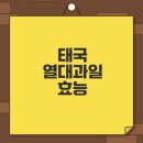 태국 열대과일의 종류와 효능 궁금하신가요