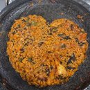 신 돌판시대 | [기장 맛집] 돌판에 지글지글, 하트 볶음밥이 예술인 '송정돌판낙지볶음'