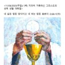 2023년 6월 11일 가해 지극히 거룩하신 그리스도의 성체 성혈 대축일 이미지