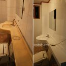 돈복 터지는 화장실을 만드는 황금 룰을 살펴볼까요?마루코팅까지 이미지