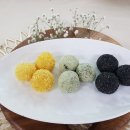 한식 디저트 만들기 이미지