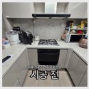 태성건설 | 광주 더샵오포센트럴포레 하부장 빌트인 오븐 철거 식세기 설치