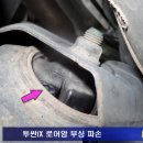 투싼iX 로어암 부싱 교환 이미지