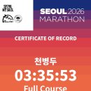 칠순 러너의 2026 동아 마라톤 완주기 이미지