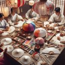 한지공예 이미지