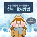 한파 대처방법입니다. 건강한 겨울되세요.~~(키즈현대참조) 이미지