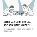 명대국 명장면 | 숫자로 보는 라이벌 역사: 이창호 vs 이세돌 상대 전적과 타이틀 매치 기록