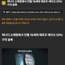 캐나다 소매점에서 인텔 15세대 cpu 가격 등록 이미지