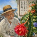 ＜화옹＜和翁＞ 시(詩) 단상(斷想)＞ 삼차탄화(三次綻花) 선인장화(仙人掌花) 이미지