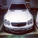 개인/벤츠/sl55amg/02년 독일직수(한성/kcc오토 정식등록)/146000km/화이트펄 사틴랩핑/무사고/2800만원 (가격조정) 이미지