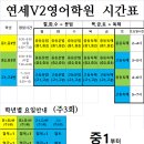 TOP CLASS 연세태권도장 | 연세V2영어학원 &#39;시간표&#39;와 &#39;학부모님 수업후기&#39;