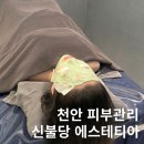 천안피부관리 에스테티아, 윤곽관리 제대로네