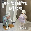 프레젠트프로젝트 리틀백팩 양블루 부케리본 후기 착용샷 코디
