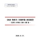 최근 가계부채 증가세에 대응하여 상환능력 심사(DSR) 중심의 일관된 가계부채 관리기조를 확립해나가겠습니다 이미지