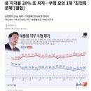 윤 지지율,역대 최저 이미지