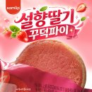 달콤공방(봄을 부르는 디저트) | 삼립 설향딸기 꾸덕파이 봄을 부르는 쫀득상큼한 디저트!