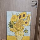 유화A | 임파스토 기법이 사용된 유화 반고흐의 해바라기