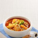 얼큰 매운 닭고기찌개 만들기 이미지