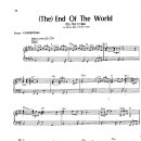 Carpenters / End of the world 악보 이미지